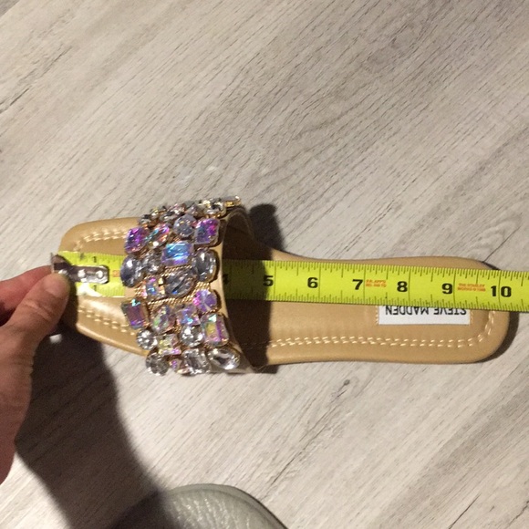 💕HP💎Steve Maddens Beautiful Crystal Stone Sli - Picture 8 of 16